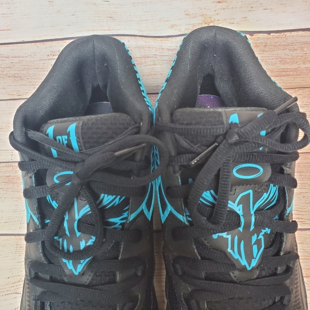 PUMA Mens Size 11.5 MB.01 Buzz City LaMelo Ball Black/Blue Atoll Basketball - Picture 3 of 16